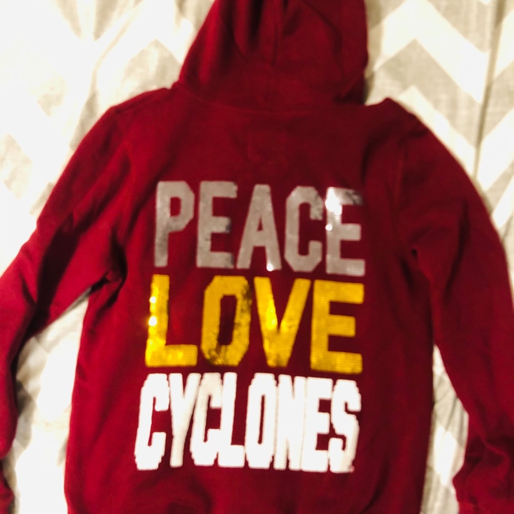 Iowa State Cyclones Sequin Zip-up